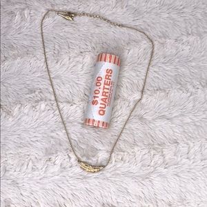 Chloe and Isabel feather necklace